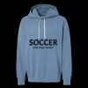 Unisex Garment-Dyed Lightweight Fleece Hooded Sweatshirt Thumbnail