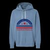 Unisex Garment-Dyed Lightweight Fleece Hooded Sweatshirt Thumbnail