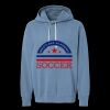 Unisex Garment-Dyed Lightweight Fleece Hooded Sweatshirt Thumbnail