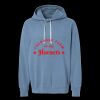 Unisex Garment-Dyed Lightweight Fleece Hooded Sweatshirt Thumbnail