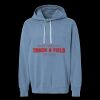 Unisex Garment-Dyed Lightweight Fleece Hooded Sweatshirt Thumbnail