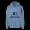Unisex Garment-Dyed Lightweight Fleece Hooded Sweatshirt Thumbnail