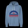 Unisex Garment-Dyed Lightweight Fleece Hooded Sweatshirt Thumbnail