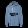 Unisex Garment-Dyed Lightweight Fleece Hooded Sweatshirt Thumbnail