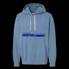 Unisex Garment-Dyed Lightweight Fleece Hooded Sweatshirt Thumbnail