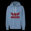 Unisex Garment-Dyed Lightweight Fleece Hooded Sweatshirt Thumbnail