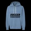 Unisex Garment-Dyed Lightweight Fleece Hooded Sweatshirt Thumbnail