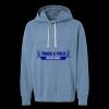 Unisex Garment-Dyed Lightweight Fleece Hooded Sweatshirt Thumbnail