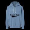 Unisex Garment-Dyed Lightweight Fleece Hooded Sweatshirt Thumbnail