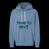 Unisex Garment-Dyed Lightweight Fleece Hooded Sweatshirt Thumbnail