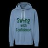 Unisex Garment-Dyed Lightweight Fleece Hooded Sweatshirt Thumbnail