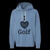Unisex Garment-Dyed Lightweight Fleece Hooded Sweatshirt Thumbnail