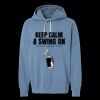 Unisex Garment-Dyed Lightweight Fleece Hooded Sweatshirt Thumbnail