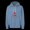 Unisex Garment-Dyed Lightweight Fleece Hooded Sweatshirt Thumbnail