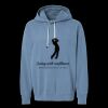 Unisex Garment-Dyed Lightweight Fleece Hooded Sweatshirt Thumbnail