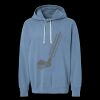 Unisex Garment-Dyed Lightweight Fleece Hooded Sweatshirt Thumbnail