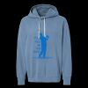Unisex Garment-Dyed Lightweight Fleece Hooded Sweatshirt Thumbnail