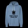 Unisex Garment-Dyed Lightweight Fleece Hooded Sweatshirt Thumbnail