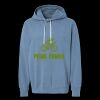 Unisex Garment-Dyed Lightweight Fleece Hooded Sweatshirt Thumbnail
