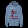 Unisex Garment-Dyed Lightweight Fleece Hooded Sweatshirt Thumbnail