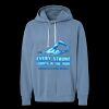 Unisex Garment-Dyed Lightweight Fleece Hooded Sweatshirt Thumbnail