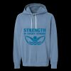 Unisex Garment-Dyed Lightweight Fleece Hooded Sweatshirt Thumbnail