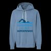 Unisex Garment-Dyed Lightweight Fleece Hooded Sweatshirt Thumbnail