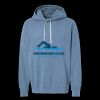 Unisex Garment-Dyed Lightweight Fleece Hooded Sweatshirt Thumbnail