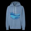 Unisex Garment-Dyed Lightweight Fleece Hooded Sweatshirt Thumbnail