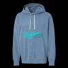 Unisex Garment-Dyed Lightweight Fleece Hooded Sweatshirt Thumbnail
