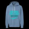 Unisex Garment-Dyed Lightweight Fleece Hooded Sweatshirt Thumbnail
