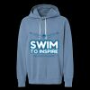 Unisex Garment-Dyed Lightweight Fleece Hooded Sweatshirt Thumbnail