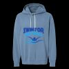 Unisex Garment-Dyed Lightweight Fleece Hooded Sweatshirt Thumbnail