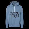 Unisex Garment-Dyed Lightweight Fleece Hooded Sweatshirt Thumbnail