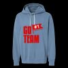 Unisex Garment-Dyed Lightweight Fleece Hooded Sweatshirt Thumbnail