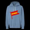 Unisex Garment-Dyed Lightweight Fleece Hooded Sweatshirt Thumbnail