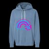 Unisex Garment-Dyed Lightweight Fleece Hooded Sweatshirt Thumbnail