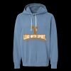 Unisex Garment-Dyed Lightweight Fleece Hooded Sweatshirt Thumbnail