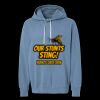 Unisex Garment-Dyed Lightweight Fleece Hooded Sweatshirt Thumbnail