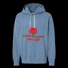Unisex Garment-Dyed Lightweight Fleece Hooded Sweatshirt Thumbnail