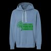 Unisex Garment-Dyed Lightweight Fleece Hooded Sweatshirt Thumbnail