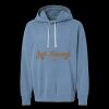 Unisex Garment-Dyed Lightweight Fleece Hooded Sweatshirt Thumbnail