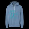 Unisex Garment-Dyed Lightweight Fleece Hooded Sweatshirt Thumbnail