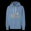 Unisex Garment-Dyed Lightweight Fleece Hooded Sweatshirt Thumbnail