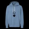 Unisex Garment-Dyed Lightweight Fleece Hooded Sweatshirt Thumbnail