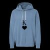 Unisex Garment-Dyed Lightweight Fleece Hooded Sweatshirt Thumbnail