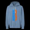 Unisex Garment-Dyed Lightweight Fleece Hooded Sweatshirt Thumbnail