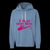 Unisex Garment-Dyed Lightweight Fleece Hooded Sweatshirt Thumbnail