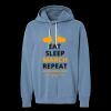 Unisex Garment-Dyed Lightweight Fleece Hooded Sweatshirt Thumbnail