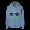 Unisex Garment-Dyed Lightweight Fleece Hooded Sweatshirt Thumbnail
